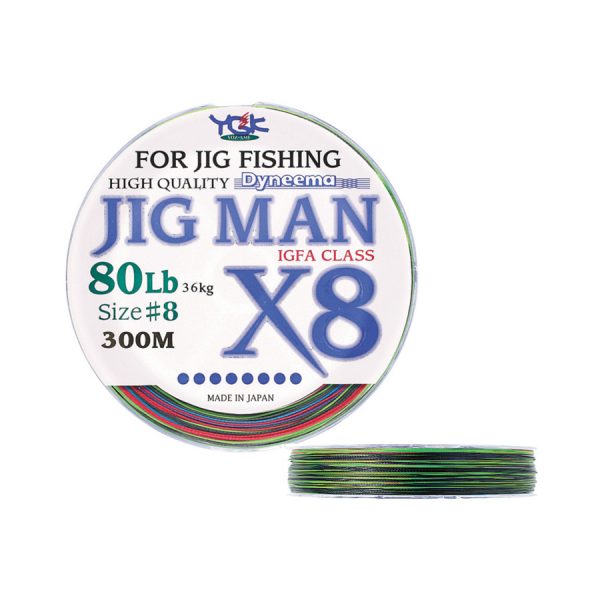 Είδη ψαρέματος - JIG MAN X8 (χρώμα: πολύχρωμο)